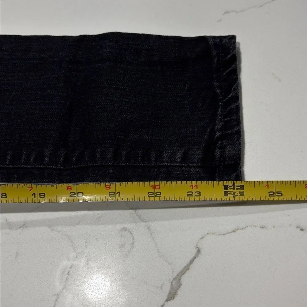 The Children’s Place Big Girls Black Dark Wash Super Skinny Denim Ankle Jeans 10